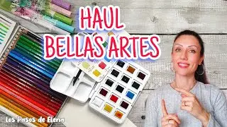 HAUL 🛍️BELLAS ARTES🧡ARTE DOVALE🛍️HAUL ART (Van Gogh, Rembrandt) #watercolor #vangogh #brushpen #haul