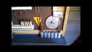 Lathe Bench Pegboard Project