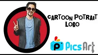 tutorial membuat logo kartun - picsart