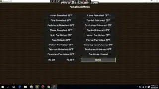 mostrando mis configuraciones del optifine