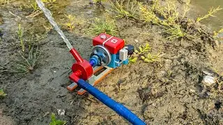 How To Make Mini High Pressure Water Pump Using Mini Engine