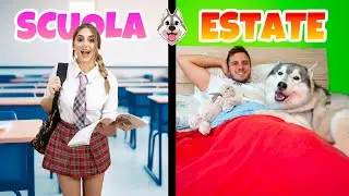 MORNING ROUTINE SCOLASTICA VS ESTIVA 📚⏰☀️