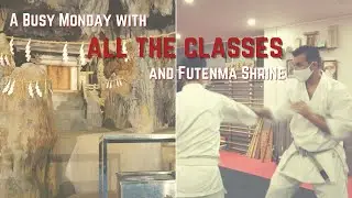 A Busy Monday: Futenma Shrine, Rycom and All the Classes