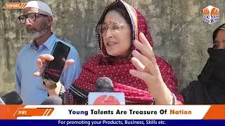 Tanveer Fatima, independent candidate from Sopore, files her nomination