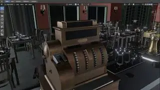 Testing Blender 2.8 using Amazon Lumberyard Bistro (Open Research Content Archive)