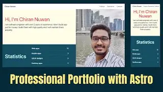 Build and deploy a Professional Portfolio with Astro | SEO included!