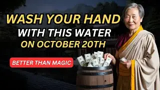 BE RICH! WASH your Hands with THIS WATER on October 20th and Attract MONEY | Buddhist Teachings