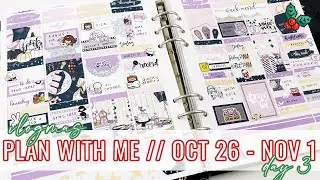 VLOGMAS DAY 3 🎄 Plan With Me // Oct 26 - Nov 1 // Social Media ToS