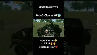 B-LaC Clan VS ME🔥 / Same Lobby😳 / what happened next?? 😱 #Shorts #short #pubgmobile