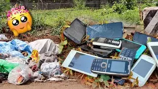 i Found Many Broken Phones and More from Garbage Dumps !! Restoration Redmi 8a Cracked