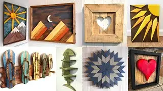 80+ Woode Wall Art & Decoration Ideas