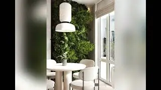 Кухня-гостиная в светлых оттенках