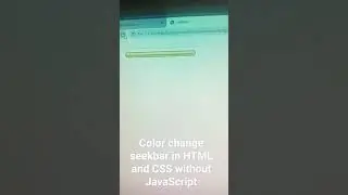 color change progressbar in html css without JS. How to make? Comming Soon
