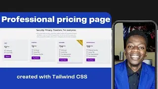 Build a Professional Pricing Page with Tailwind CSS | Complete Source Code Available