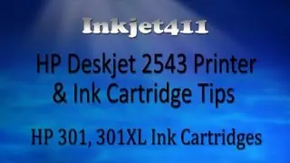 HP Deskjet 2543 Printer Tips (HP 301, 301XL Ink Cartridge)