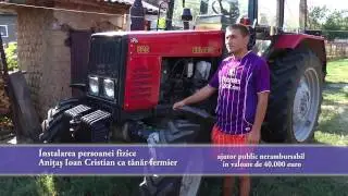 Aniţaş Ioan Cristian, Apa - Proiect Instalare Tânăr Fermier, Achizitie Tractor Finantat