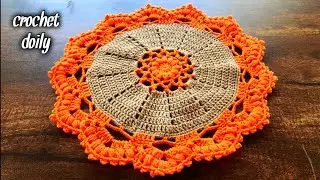 crochet placemat tutorial 2024/ crochet thalposh pattern /doily crochet / table runner