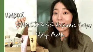 UNBOXING #11 | COLOURFUL Innisfree VOLCANIC CLAY MASK 🌋