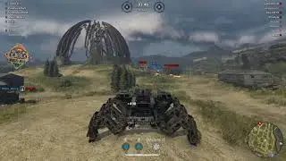 Crossout - 4 Kills with Dual Tsunami Spider