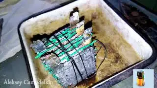 Что произашло с самодельной банкой 2 вольта.  Кислотник.