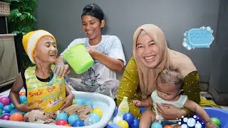 BECOMING A BABY AGAIN CHALLENGE 👶 Bath Time with baby Azam | Ali vlog