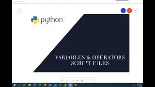 ECS19 - Python Variables, Operations and Script Files