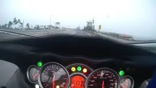 [하야부사] 하야부사 300km 메다꺽기 Hayabusa speedometer is over 300 km.