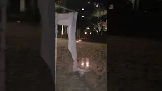 СВАДЕБНЫЙ ШАТЁР ДУБАЙ THE WEDDING ON THE BEACH WAS HELD, THE DUBAI TENT REMAINED