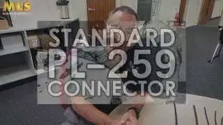 How To Fit A PL259 Plug To Coax with Steve Venner at ML&S
