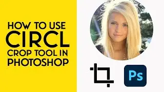 How to use circle  crop tool in photoshop