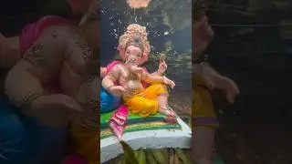 Jay Shree Ganesha underwater 🫧 in beautiful memories // #visarjan #bappa