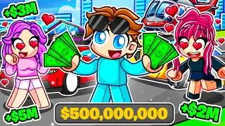 Buying EVERY SUPERCAR To RIZZ GIRLS In DRIVING EMPIRE! ($500,000,000)
