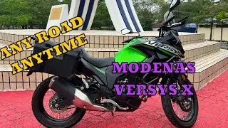 MODENAS VERSYS X: REVIEW TEST RIDE JUJUR.. #modenas #kawasaki