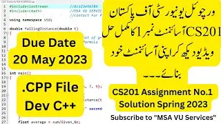 CS201 Assignment 1 solution 2023, Cs201 assignment 1 2023, cs201 assignment no.1 solution 2023 