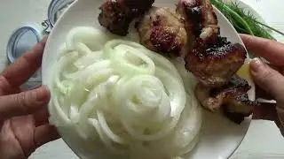 Как замариновать лук к шашлыку