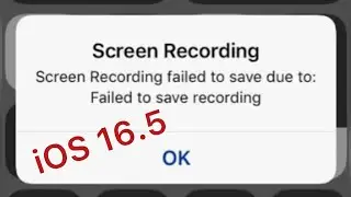 How to fix Screen Recording Failed to Save Due to Failed to Save recording.