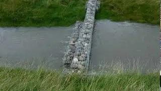 20190822 Swale gabion baskets
