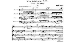 Roger Sessions - String Quartet No. 1 in E Minor