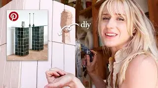 trying to DIY this Pinterest goals console table (on a budget)