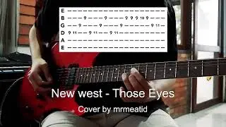Those Eyes - New West guitar cover instrumental with tabs