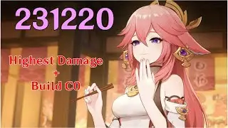 C0 Yae Miko Highest Per Hit Damage With Build