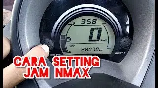 Cara menyetel jam di nmax | setting jam nmax