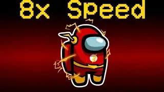 Among us HIDE N SEEK But the GAME SPEED is 8x ⚡