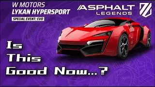 Gold & Evo Testing Lykan Hypersport Evo Event Asphalt Legends Unite