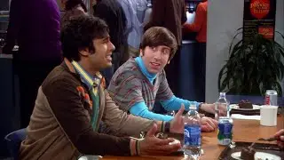 Raj in homosexual marriage with Howard - The Big Bang Theory