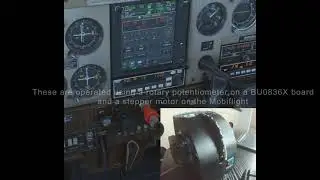 Motorized Trim Wheel For Cessna 152 Home Cockpit.