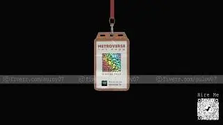 3D NFT ACCESS PASS | NFT TRADING CARD | NFT MEMBERSHIP CARD_Gold