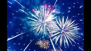 Fireworks in Moscow on September 9, 2017