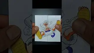 Luffy Transformations | Endless Card #flipbook #onepiece #luffygear5