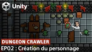 Create a 2D Dungeon Crawler Easily with Unity (EP02: Adding and Moving the Character)